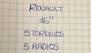Tapacubos Renault 15 (Pulgadas)