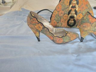 Bolso y Zapatos Casprini Florales