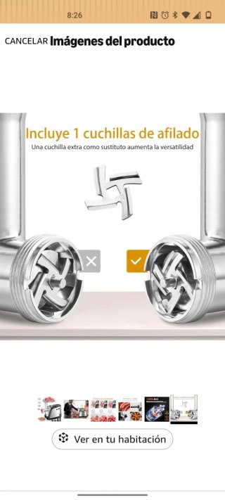 Picadora de carne eléctrica Aobasi
