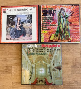 Lote 3 Vinilos Clásicos Berlioz