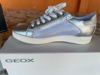 Zapatos Geox Plata Talla 35