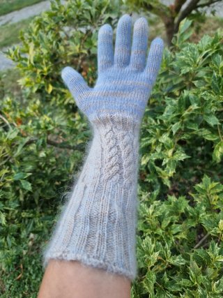 Guanti lunghi Missoni lana e mohair