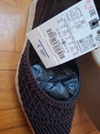 Alpargatas nuevas Zara Marrones