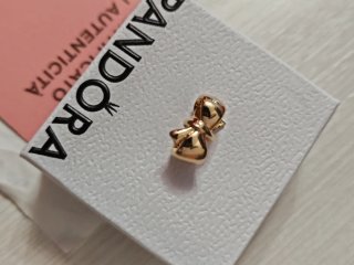 Pandora Charm Fiocco Oro Certificato
