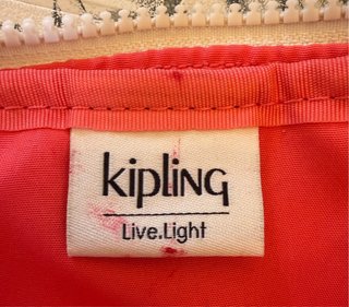 Bolso bandolera Kipling rosa y rojo