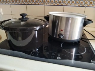 Olla de cocción lenta a estrenar