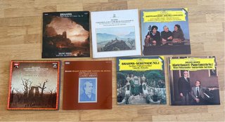 Lote 7 Vinilos Música Clásica Brahms