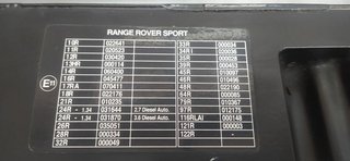 PANEL FRONTAL LAND ROVER RANGE ROVER SPORT *