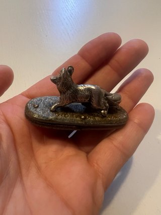oggetto da collezione: antico manico (guancetta)