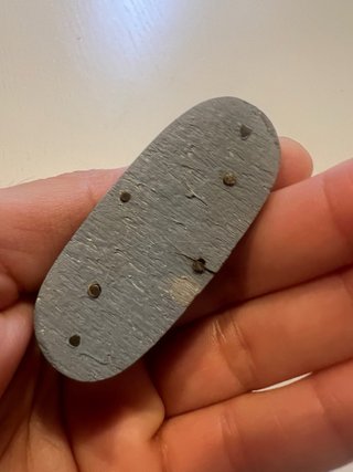 oggetto da collezione: antico manico (guancetta)