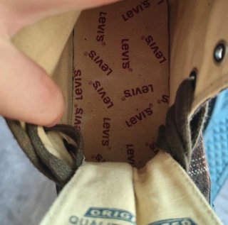 Sneakers Alte Levi's Vintage Uomo Marroni