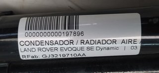 CONDENSADOR / RADIADOR  AIRE ACONDICIONADO LAND ROVER EVOQUE SE Dynamic