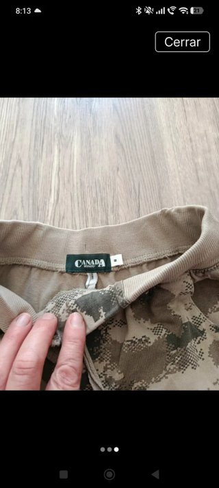 Pantalón corto niño camuflaje 8 años