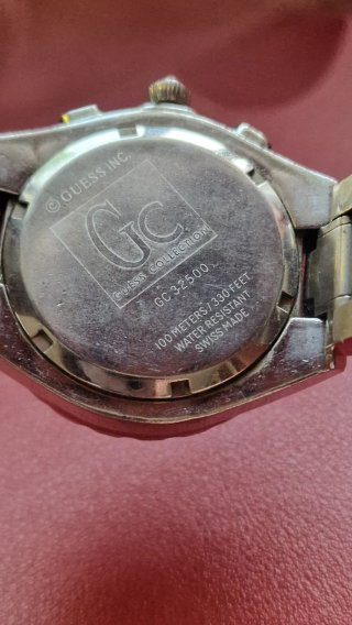 Reloj Guess Collection Gc 32500 Cronógrafo