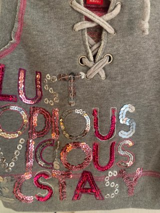 Gilet con paillettes tg 4 anni bambina Miss Sixty
