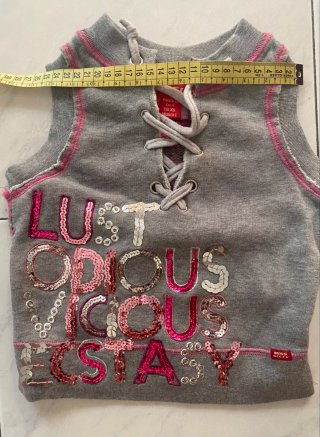 Gilet con paillettes tg 4 anni bambina Miss Sixty
