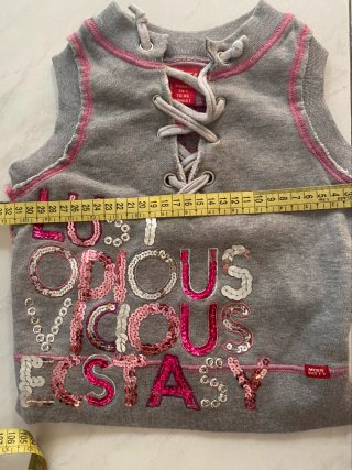 Gilet con paillettes tg 4 anni bambina Miss Sixty