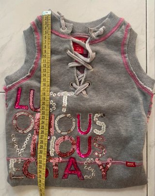 Gilet con paillettes tg 4 anni bambina Miss Sixty
