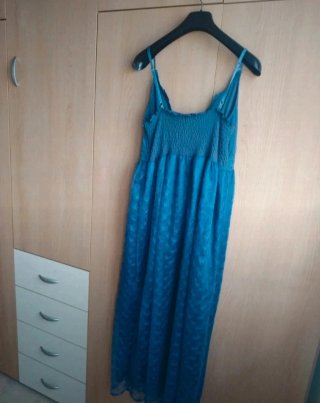 Vestito lungo Molly Bracken blu