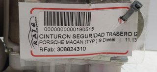 CINTURON SEGURIDAD TRASERO IZQUIERDO PORSCHE MACAN (TYP ) S Diesel