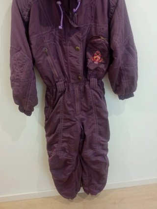Mono de esquí vintage morado