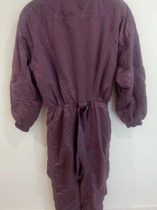 Mono de esquí vintage morado