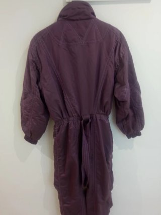 Mono de esquí vintage morado