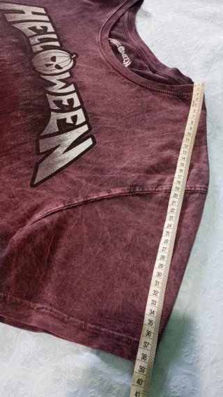 Camiseta Helloween burdeos