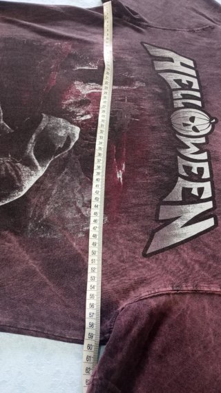 Camiseta Helloween burdeos