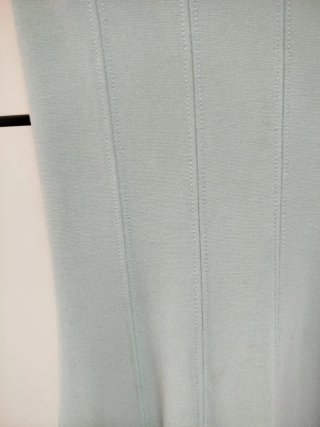 Vestido de punto Zara color verde