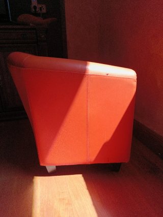 Sillón infantil butaca naranja