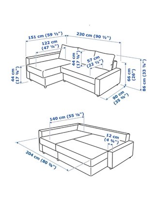 Sofá Cama Chaise Longue Gris Oscuro