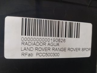 RADIADOR AGUA LAND ROVER RANGE ROVER SPORT *