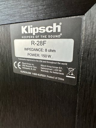 Klipsch R-28F II Ebony - Altavoces de Suelo