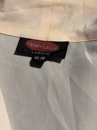 Camicia seta vintage Henry Lelle