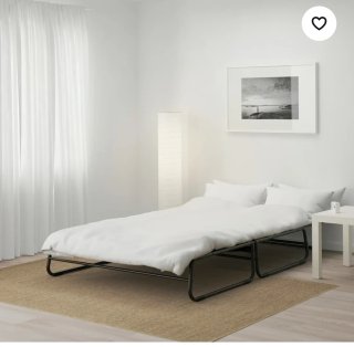 Sofá Cama IKEA Negro