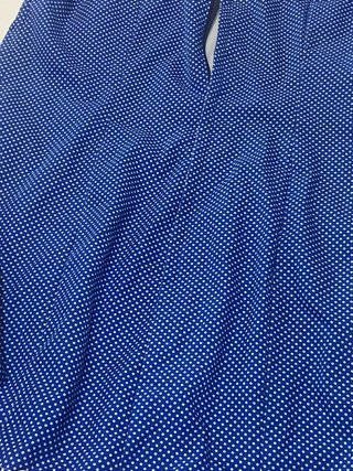 28.- Vestido Flamenca Sevillana Gitana Azul