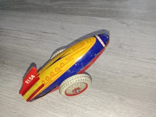 Coche espacial hojalata F.I.54 años 50