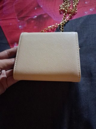 Portafoglio Prada Beige Oro