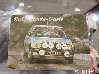 6 Calendários Bolso Vintage Raly Monte-Carlo 1986