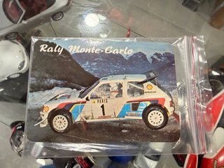 6 Calendários Bolso Vintage Raly Monte-Carlo 1986