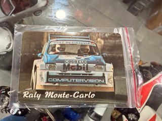 6 Calendários Bolso Vintage Raly Monte-Carlo 1986