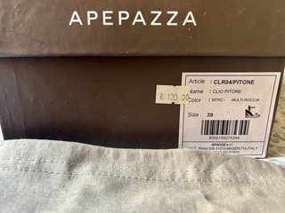 Sandali zeppa beige/grigio tg. 39
