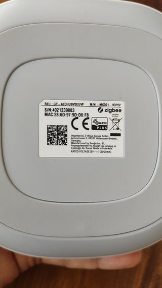 Hub Inteligente Aeotec Blanco