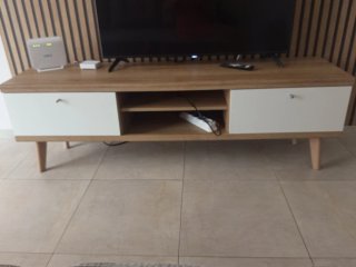 Mueble TV madera y metal