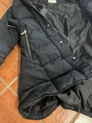 Abrigo acolchado azul marino talla L
