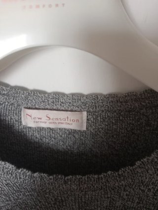 T-shirt donna New Sensation grigio