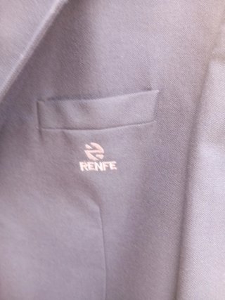 Chaqueta de gala antigua Renfe de jefe de estación