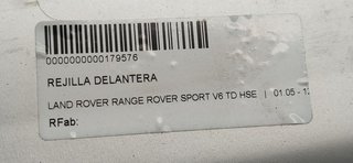REJILLA DELANTERA LAND ROVER RANGE ROVER SPORT V6 TD HSE