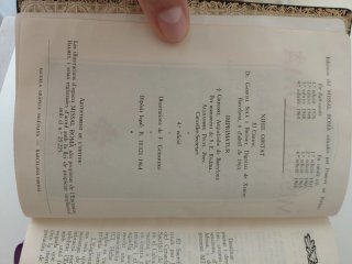 Missal Romà (1964) en català – pell, caixa origina